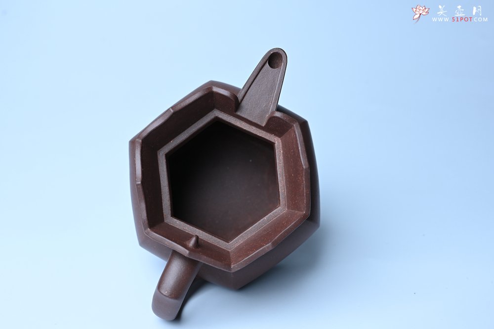 紫砂壶图片：摹古时大彬 优质调砂老紫泥全手工镶片僧帽壶 难度大 古韵悠悠 愈养迷人 - 美壶网