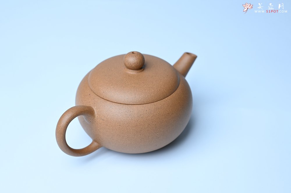 紫砂壶图片：美壶特惠 特好老段泥圆珠壶 - 美壶网