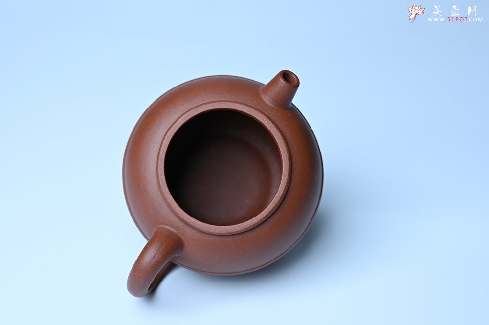 紫砂壶图片：美壶特惠 精致老清水泥腰线巨轮壶 茶人醉爱 - 美壶网