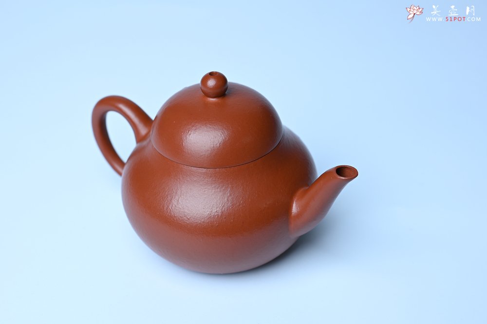 紫砂壶图片：美壶特惠 优质朱泥梨形壶 蝶恋花 茶人醉爱 - 美壶网
