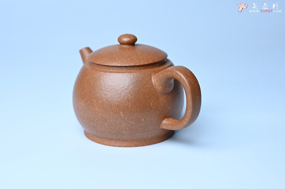 紫砂壶图片：美壶特惠 特好黄降坡泥巨轮珠紫砂壶 茶人醉爱 - 美壶网