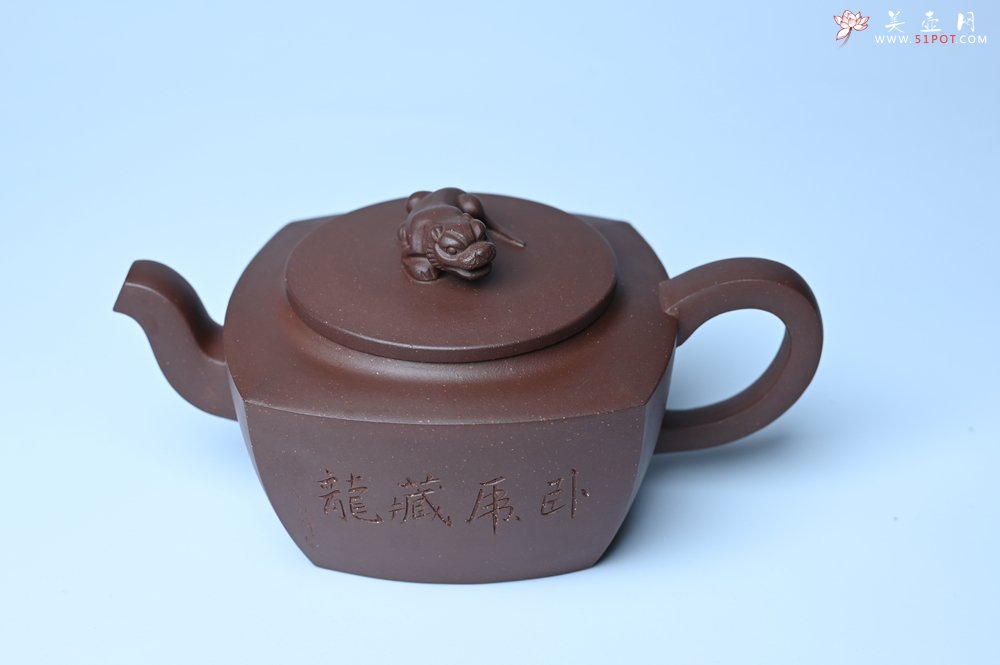 紫砂壶图片：美壶年底特惠 精工卧虎藏龙壶 难度大 茶人醉爱 - 美壶网