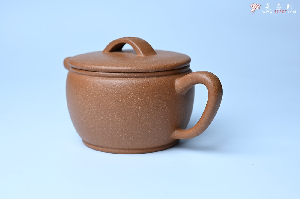 紫砂壶图片：美壶特惠 精致黄降坡泥汉瓦壶 茶人醉爱 - 美壶网