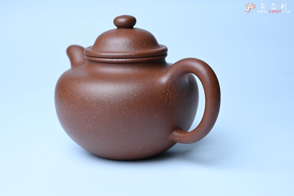 紫砂壶图片：美壶特惠 精致降坡泥大亨掇只壶 茶人醉爱 - 美壶网