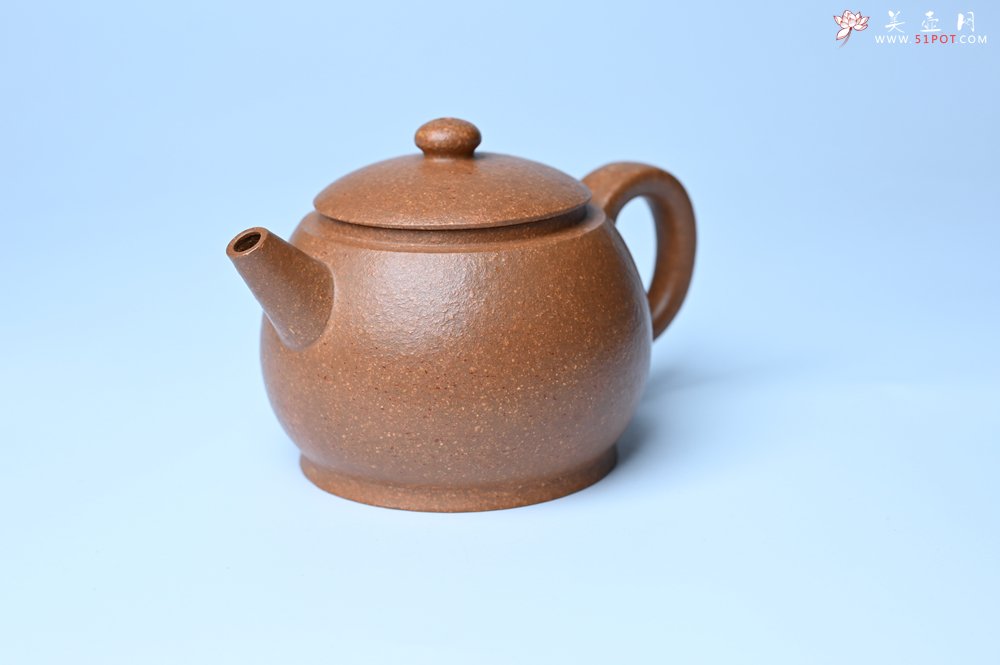 紫砂壶图片：美壶特惠 特好黄降坡泥巨轮珠紫砂壶 茶人醉爱 - 美壶网