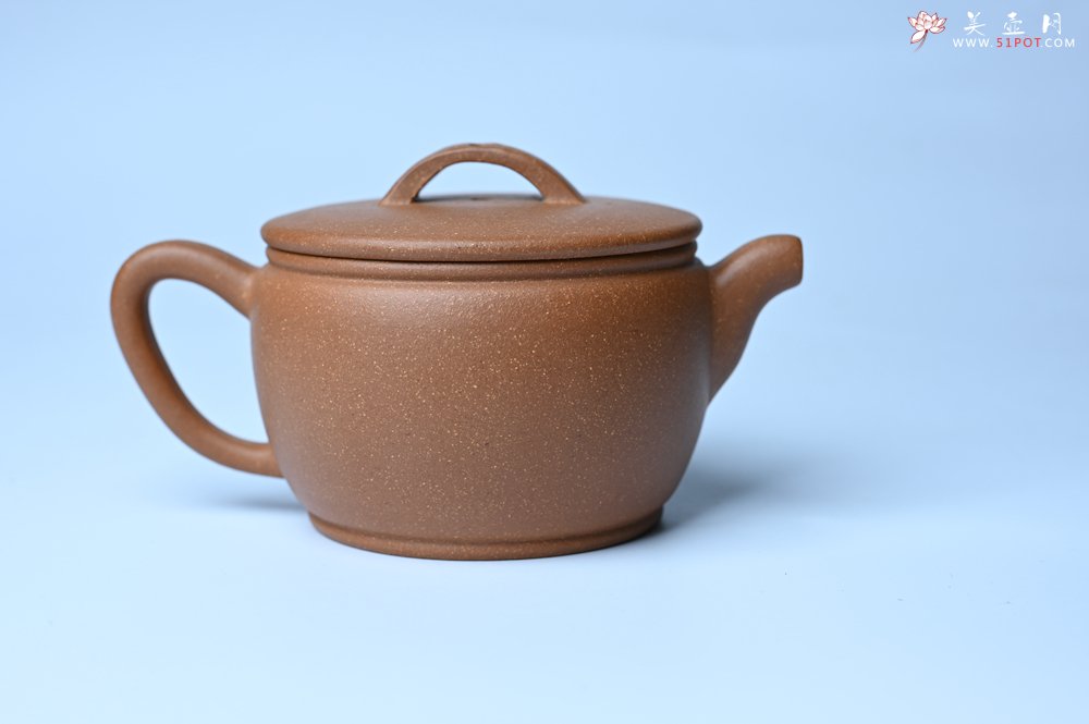 紫砂壶图片：美壶特惠 精致黄降坡泥汉瓦壶 茶人醉爱 - 美壶网