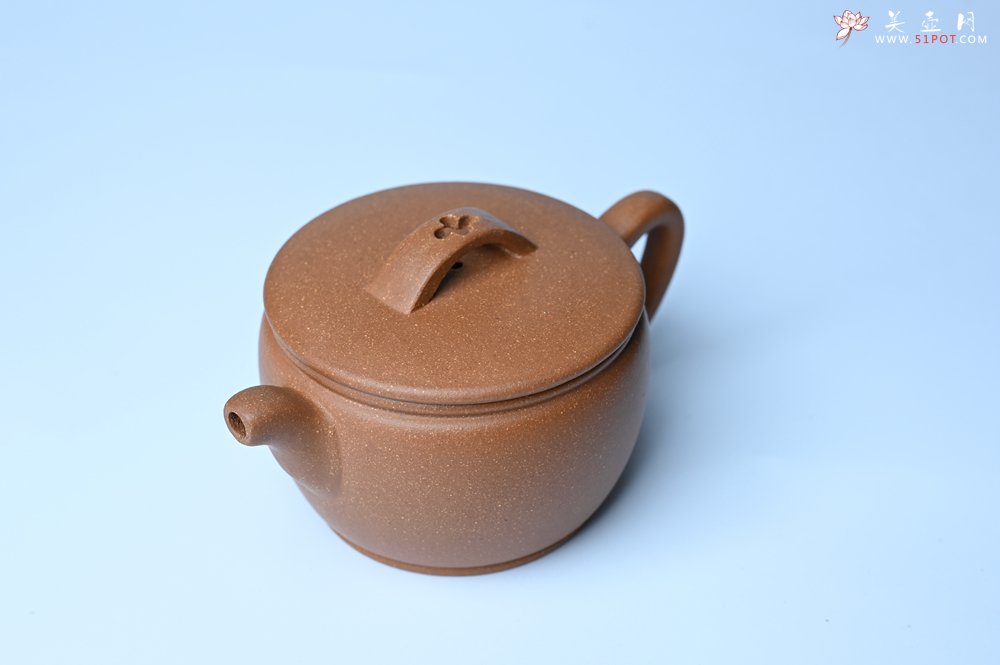紫砂壶图片：美壶特惠 精致黄降坡泥汉瓦壶 茶人醉爱 - 美壶网