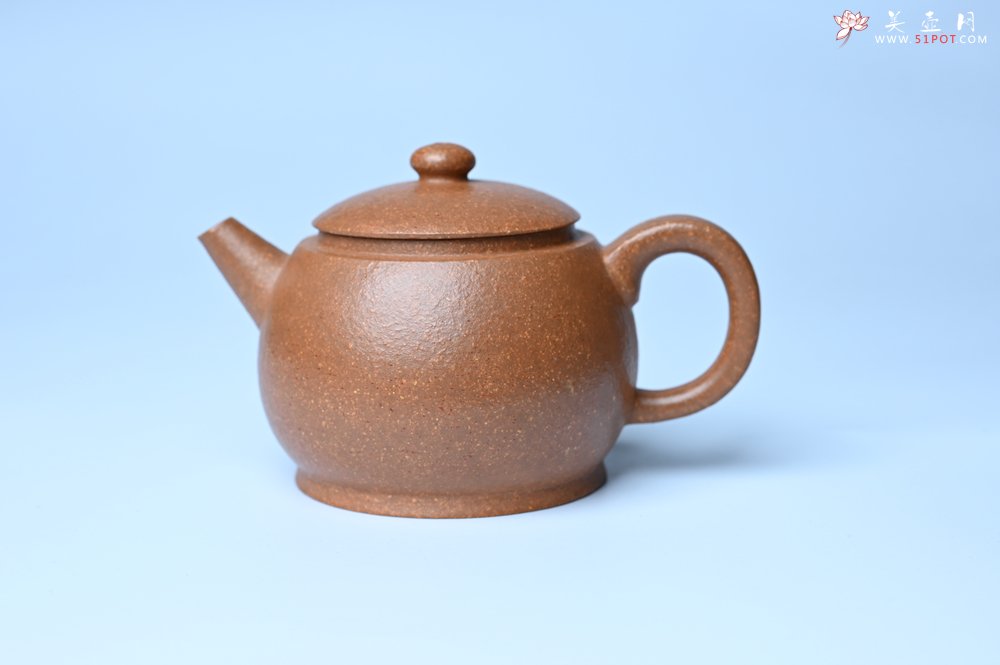 紫砂壶图片：美壶特惠 特好黄降坡泥巨轮珠紫砂壶 茶人醉爱 - 美壶网