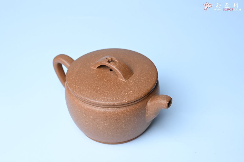 紫砂壶图片：美壶特惠 精致黄降坡泥汉瓦壶 茶人醉爱 - 美壶网