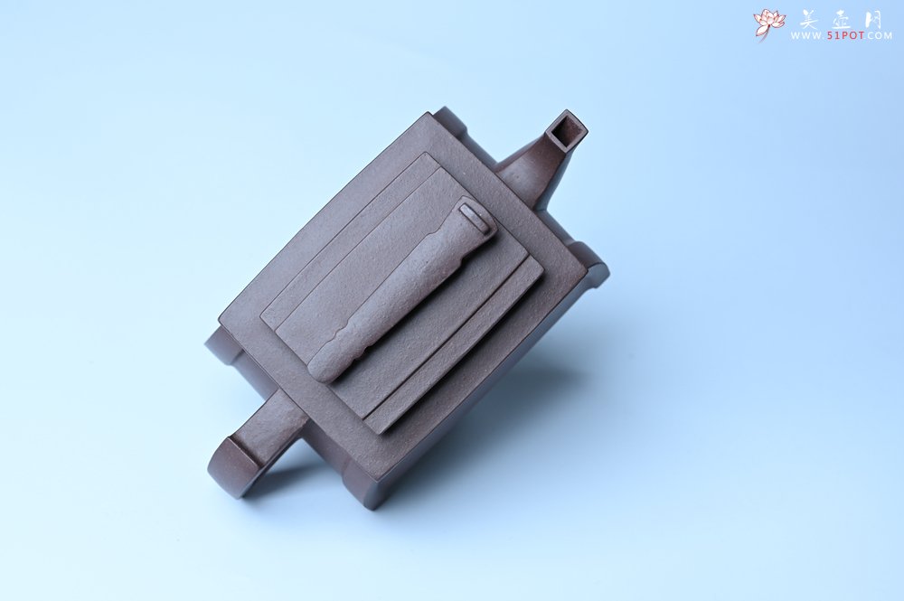 紫砂壶图片：美壶特惠 精致紫泥琴壶 难度大 茶人醉爱 - 美壶网