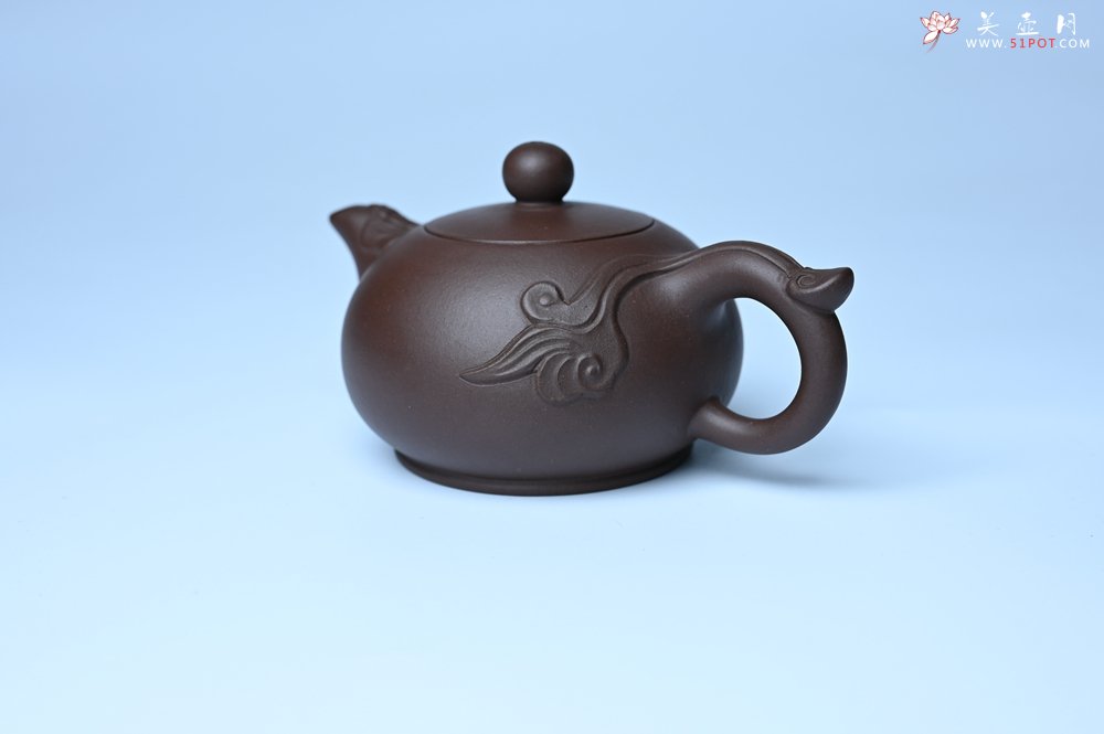 紫砂壶图片：美壶特惠 优质老紫泥福在眼前壶 茶人醉爱 - 美壶网