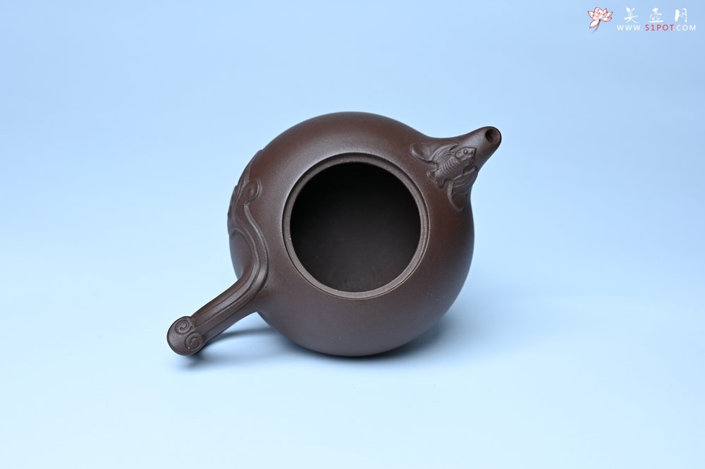 紫砂壶图片：美壶特惠 优质老紫泥福在眼前壶 茶人醉爱 - 美壶网