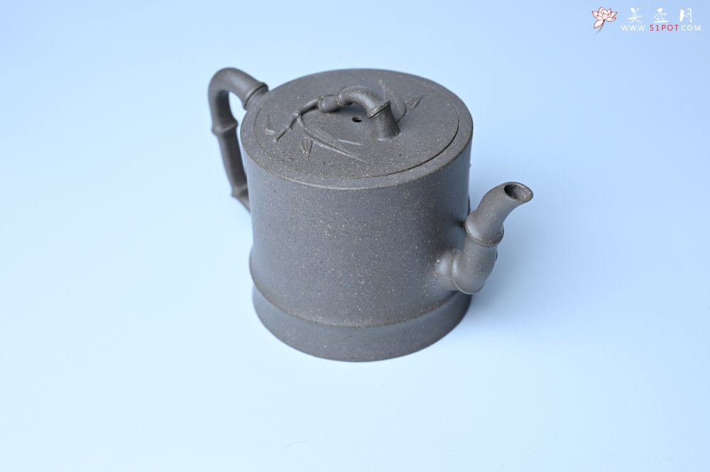 紫砂壶图片：美壶特惠 精致特好青段泥竹段壶 矿物质丰富 茶人醉爱 - 美壶网