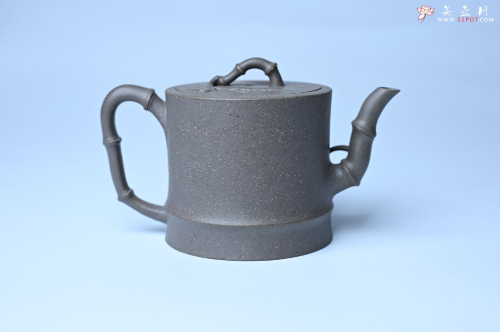 紫砂壶图片：美壶特惠 精致特好青段泥竹段壶 矿物质丰富 茶人醉爱 - 美壶网