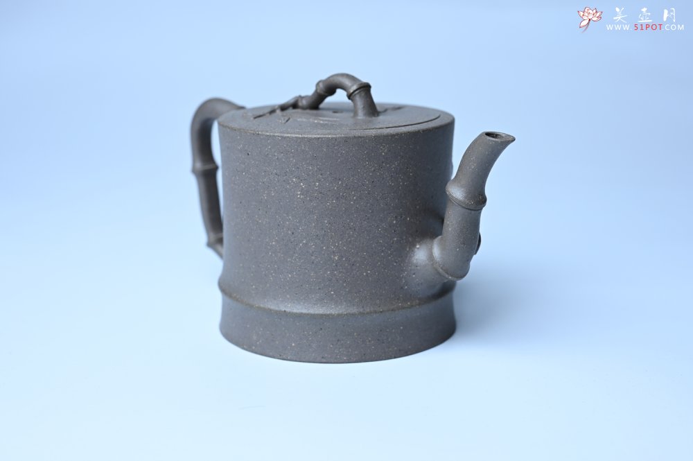 紫砂壶图片：美壶特惠 精致特好青段泥竹段壶 矿物质丰富 茶人醉爱 - 美壶网