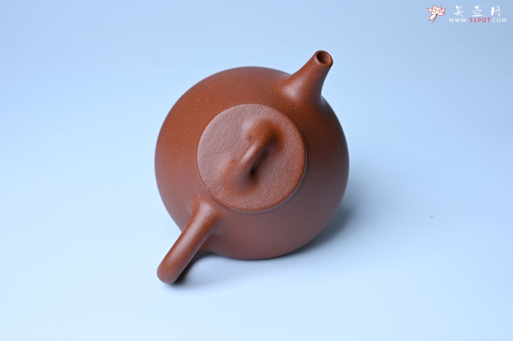 紫砂壶图片：美壶特惠 精致特好黄龙山宝山矿区红降坡泥小子冶石瓢壶 - 美壶网