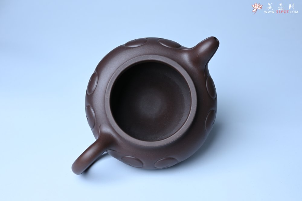 紫砂壶图片：美壶特惠 精致特好老紫泥仿古如意壶 茶人醉爱 - 美壶网