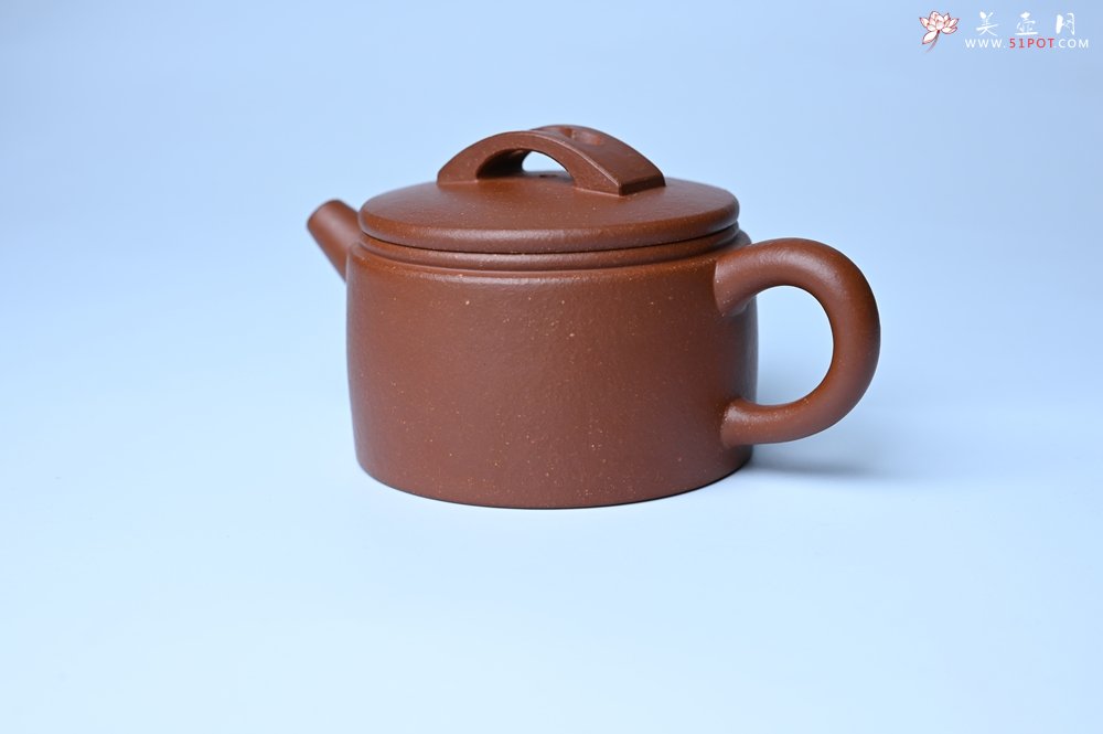 紫砂壶图片：潜力股周小培全手工演绎特好降坡泥汉瓦壶 大口盖 - 美壶网