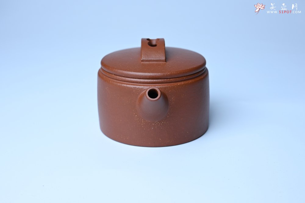 紫砂壶图片：潜力股周小培全手工演绎特好降坡泥汉瓦壶 大口盖 - 美壶网