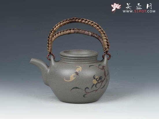 紫砂壶图片：蛋包  300cc - 美壶网