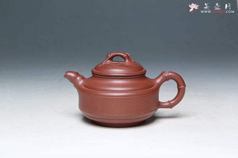 紫砂壶图片：双线竹鼓 - 美壶网