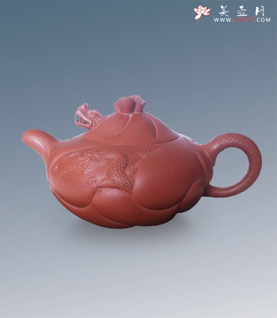 紫砂壶图片：鱼化龙 - 美壶网
