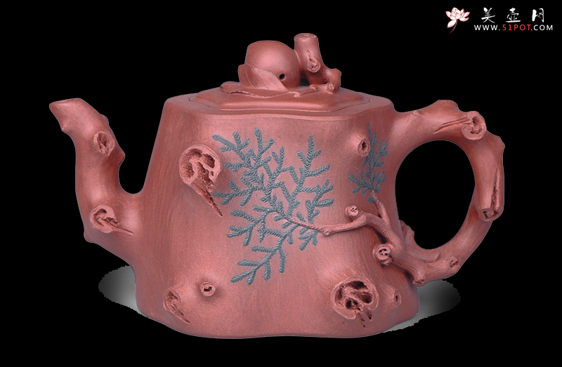 紫砂壶图片：柏寿壶 - 美壶网