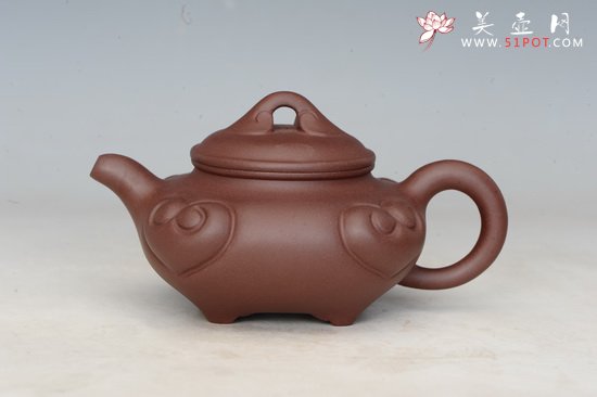 紫砂壶图片：四方如意 2009年11月荣获第十一届中国（国家级）工艺美术大师精品不博览会金奖 - 美壶网