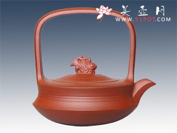 紫砂壶图片：有余提梁 - 美壶网