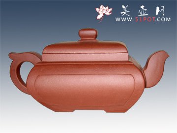 紫砂壶图片：扁葵方 - 美壶网