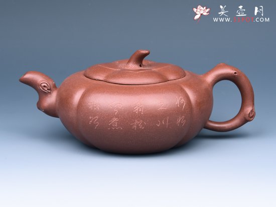 紫砂壶图片：柿扁 - 美壶网