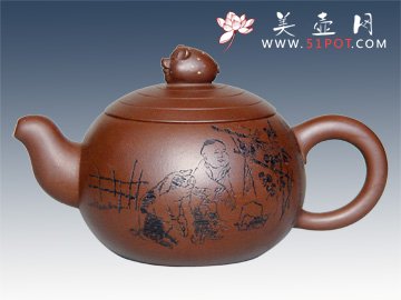 紫砂壶图片：诸事如意 - 美壶网