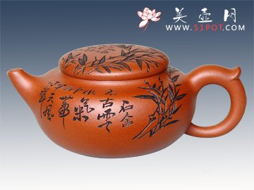 紫砂壶图片：竹报平安 - 美壶网