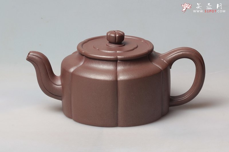 紫砂壶图片：梅花周盘壶 - 美壶网