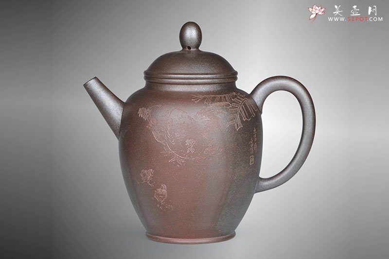 紫砂壶图片：橄榄壶 - 美壶网