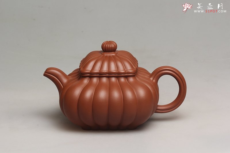 紫砂壶图片：四方筋纹 - 美壶网