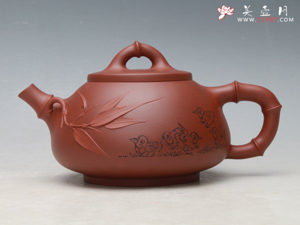 紫砂壶图片：石竹壶 - 美壶网