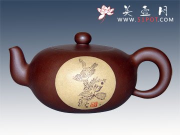 紫砂壶图片：一粒珠 - 美壶网