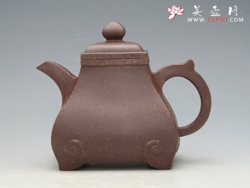 紫砂壶图片：四方如意 容量：400CC - 美壶网