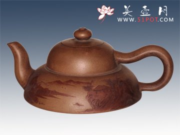 紫砂壶图片：笠帽 - 美壶网