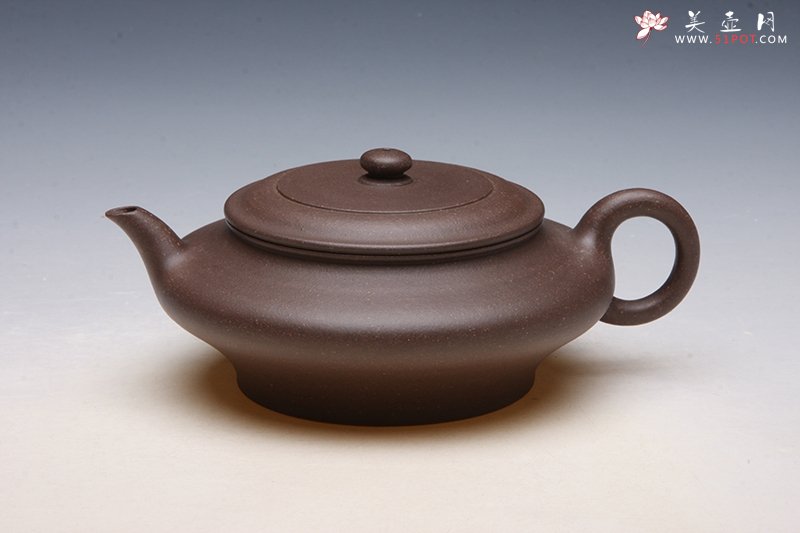 紫砂壶图片：虚扁 - 美壶网
