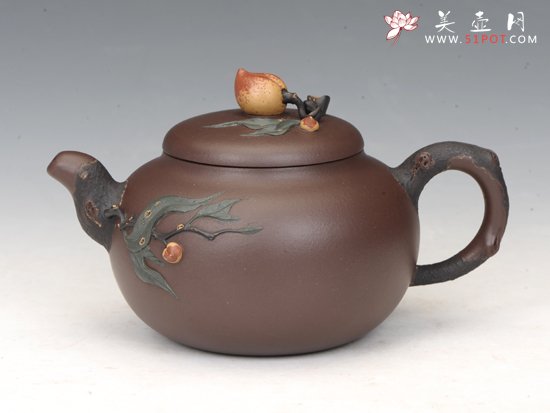 紫砂壶图片：桃子 - 美壶网