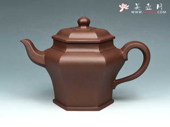 紫砂壶图片：六方宫灯壶 - 美壶网