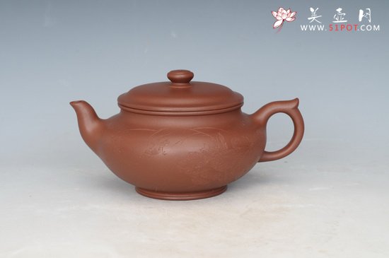 紫砂壶图片：扁樱 - 美壶网