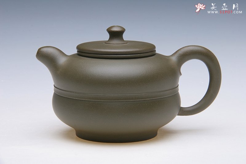 紫砂壶图片：绿缘壶 - 美壶网