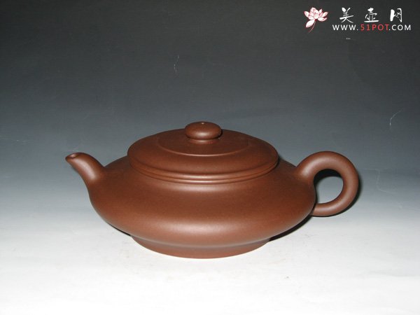 紫砂壶图片：虚扁 - 美壶网