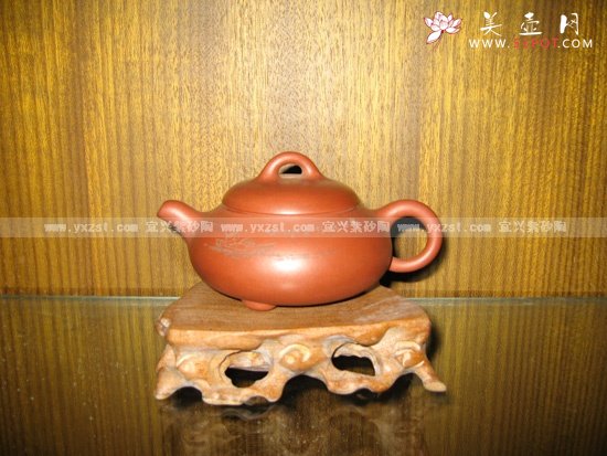 紫砂壶图片：小石瓢(徐秉方刻) - 美壶网