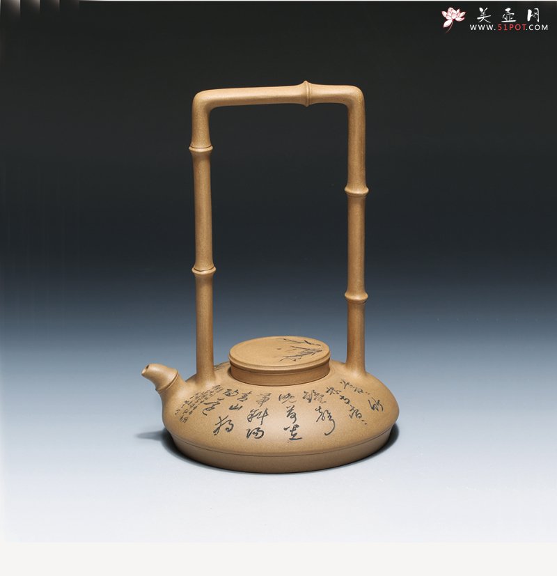 紫砂壶图片：八节提梁 - 美壶网