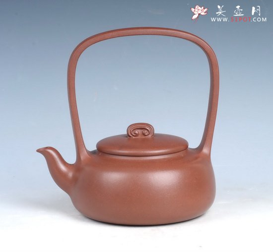 紫砂壶图片：碧玉提梁 - 美壶网