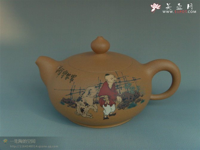 紫砂壶图片：润玉---农家乐 - 美壶网